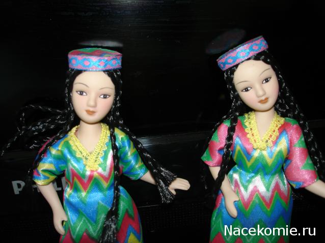 Куклы в народных костюмах №12 Кукла в узбекском летнем костюме