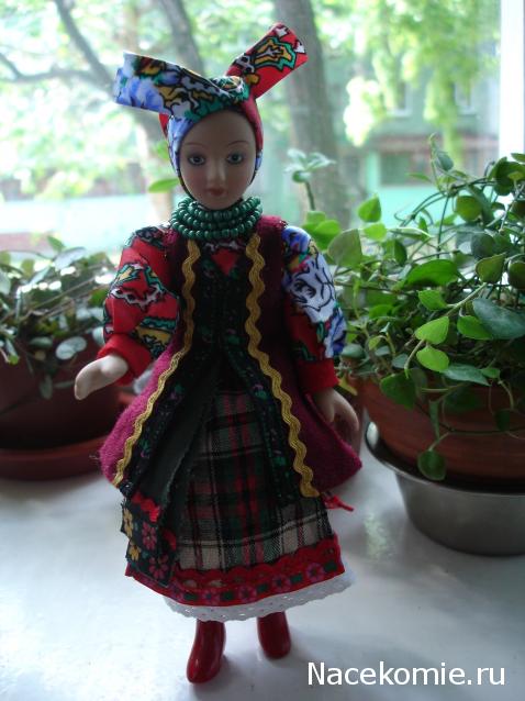 Куклы в народных костюмах №4 Кукла в летнем костюме Киевской губернии