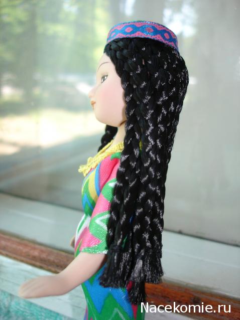 Куклы в народных костюмах №12 Кукла в узбекском летнем костюме