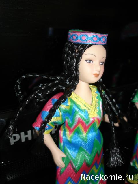Куклы в народных костюмах №12 Кукла в узбекском летнем костюме