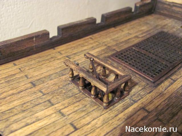 Собери Чёрную жемчужину. Сборка: оснащение палуб