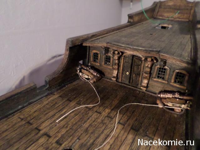 Собери Чёрную жемчужину. Сборка: оснащение палуб