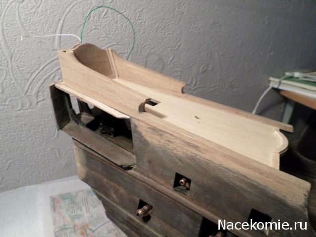 Собери Чёрную Жемчужину. Сборка корпуса.