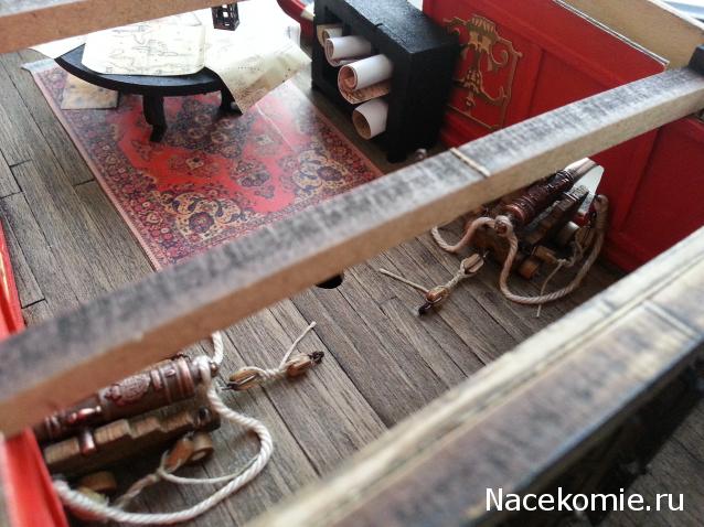 Собери Чёрную жемчужину. Сборка: оснащение палуб