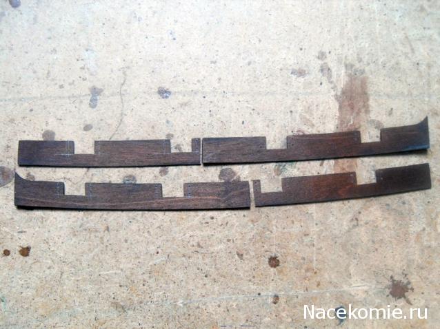 Собери Чёрную жемчужину. Сборка: оснащение палуб