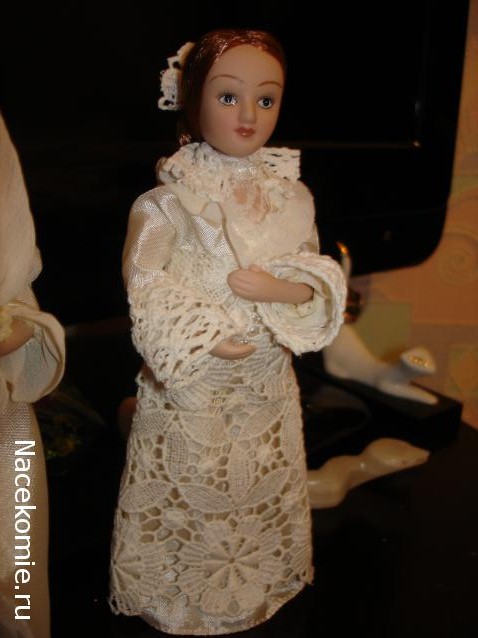 Куклы в народных костюмах №13 Кукла в городском свадебном костюме Санкт-Петербургской губернии