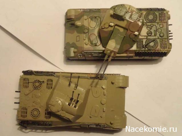 Танки Мира №11 SHERMAN M4 против PANTHER (SD.KFZ.171) 2 модели