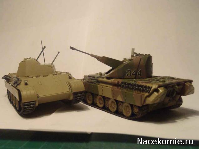 Танки Мира №11 SHERMAN M4 против PANTHER (SD.KFZ.171) 2 модели