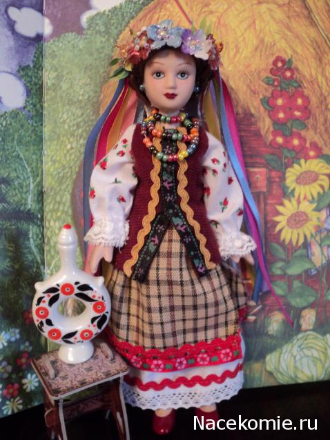 Куклы в народных костюмах №4 Кукла в летнем костюме Киевской губернии