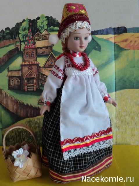 Куклы в народных костюмах №17 Кукла в летнем костюме Рязанской губернии
