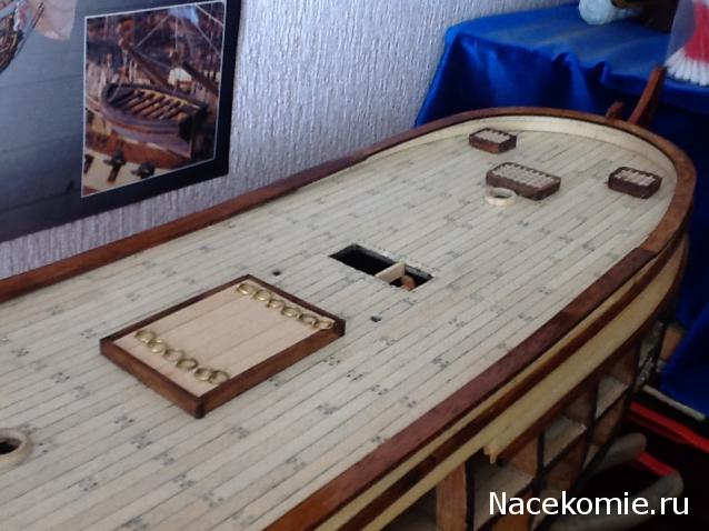 Парусник Баунти - Сборка корпуса