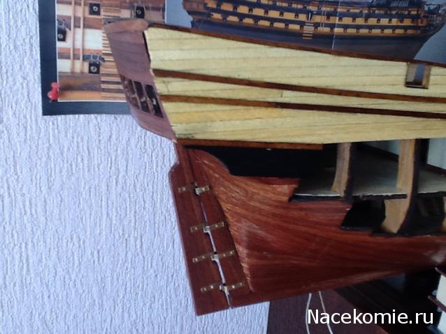 Парусник Баунти - Сборка корпуса