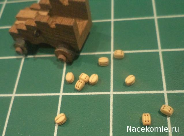 Собери Чёрную жемчужину. Сборка: оснащение палуб