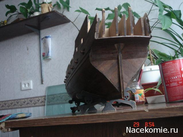 Собери Чёрную Жемчужину. Сборка: Покраска