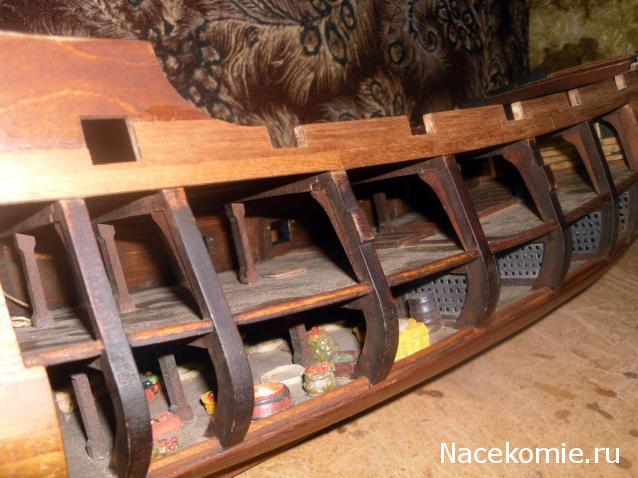 Собери Чёрную жемчужину. Сборка: оснащение палуб