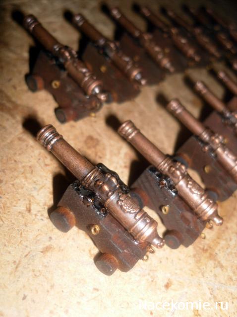 Собери Чёрную жемчужину. Сборка: оснащение палуб