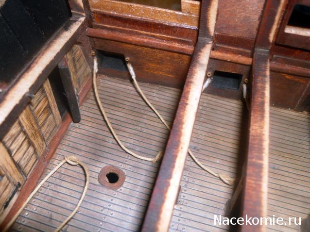 Собери Чёрную жемчужину. Сборка: оснащение палуб