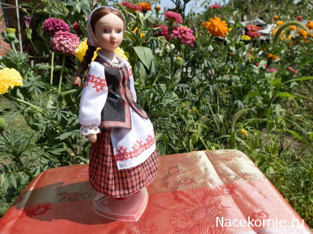 Куклы в народных костюмах №8 Кукла в летнем костюме Минской губернии
