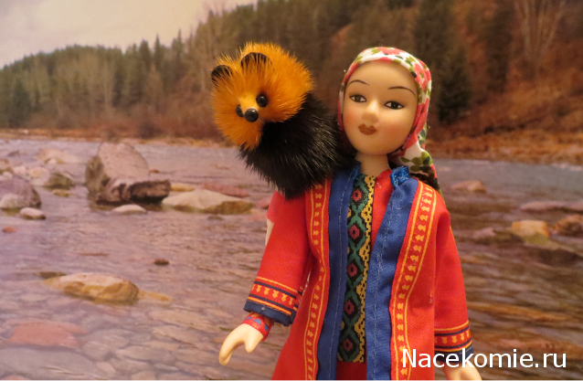 Куклы в народных костюмах №35 Кукла в хантыйском женском костюме