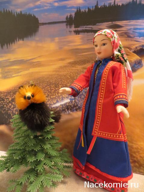 Куклы в народных костюмах №35 Кукла в хантыйском женском костюме