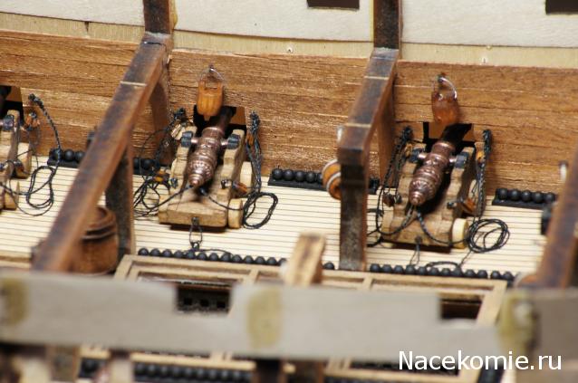 Собери Чёрную жемчужину. Сборка: оснащение палуб