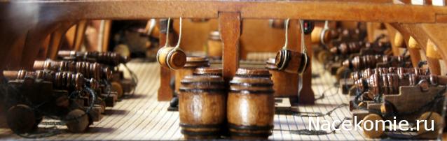 Собери Чёрную жемчужину. Сборка: оснащение палуб