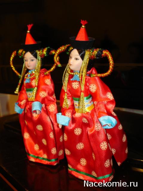 Куклы в народных костюмах №16 Кукла в монгольском праздничном костюме