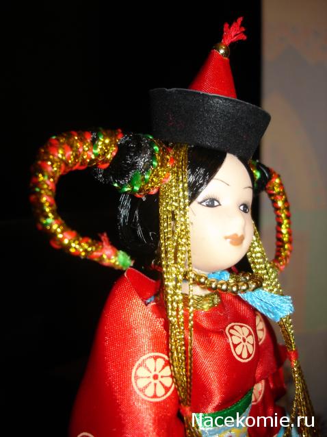 Куклы в народных костюмах №16 Кукла в монгольском праздничном костюме