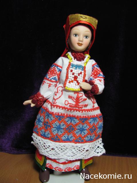 Куклы в народных костюмах №21 Кукла в праздничном костюме Калужской губернии
