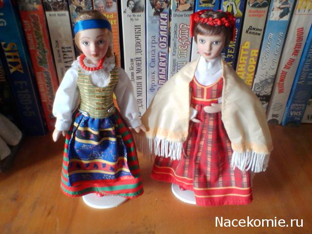 Куклы в народных костюмах №44 Кукла в литовском девичьем костюме