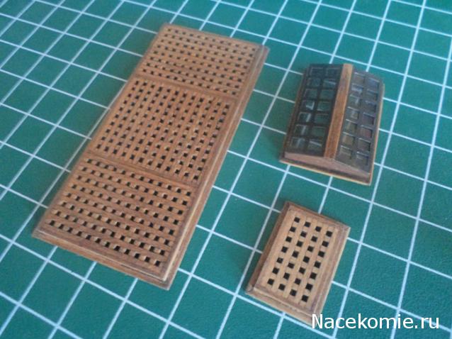 Собери Чёрную жемчужину. Сборка: оснащение палуб