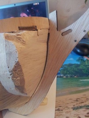 Парусник Баунти - Сборка корпуса