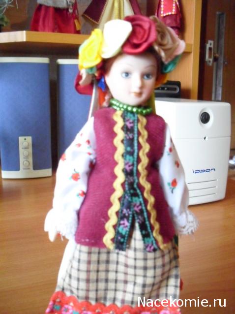 Куклы в народных костюмах №4 Кукла в летнем костюме Киевской губернии