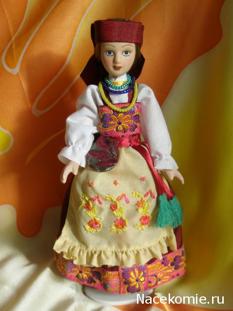 Куклы в народных костюмах №41 Кукла в летнем костюме Симбирской губернии