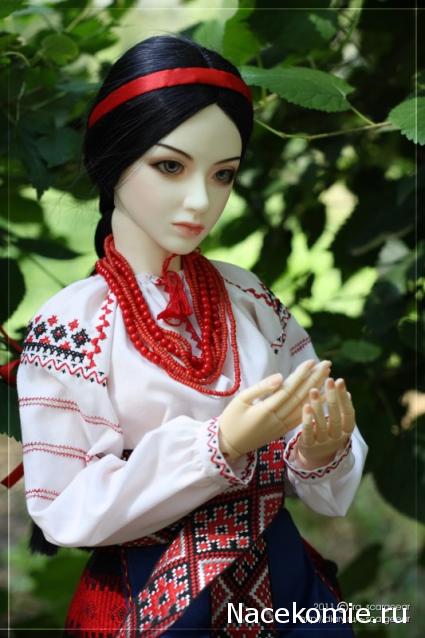 Куклы в народных костюмах №4 Кукла в летнем костюме Киевской губернии