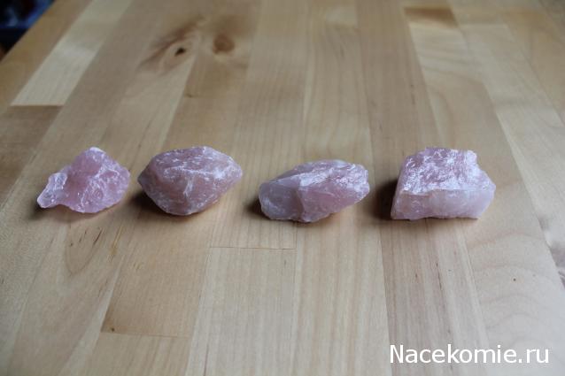 Минералы Сокровища Земли №2 - Розовый кварц