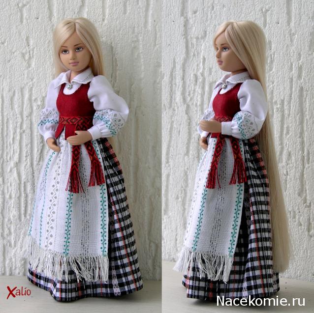 Куклы в народных костюмах №44 Кукла в литовском девичьем костюме