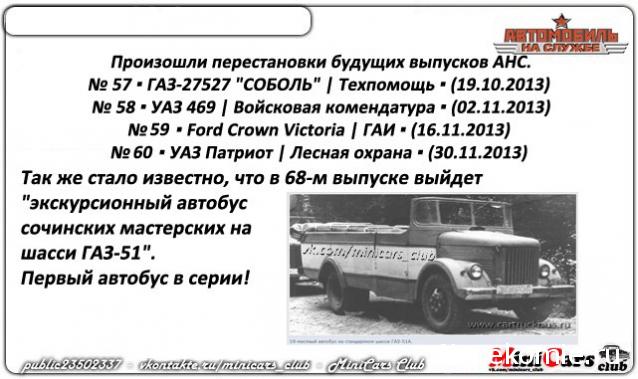 Автомобиль на службе - График выхода и обсуждение