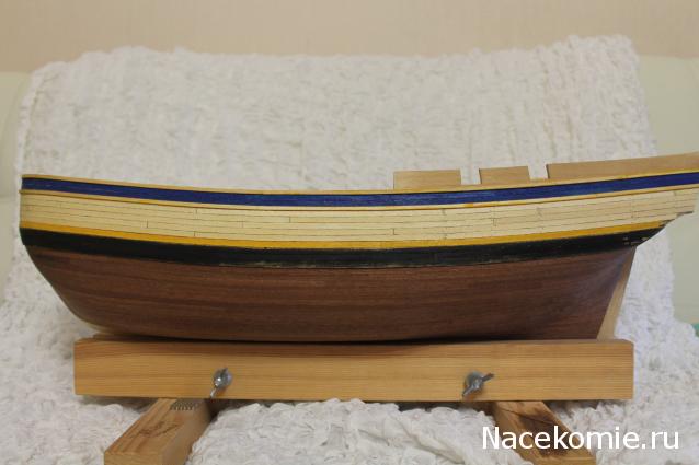 Парусник Баунти - Сборка корпуса