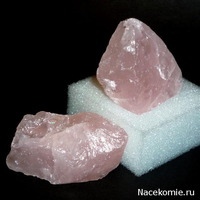 Минералы Сокровища Земли №2 - Розовый кварц