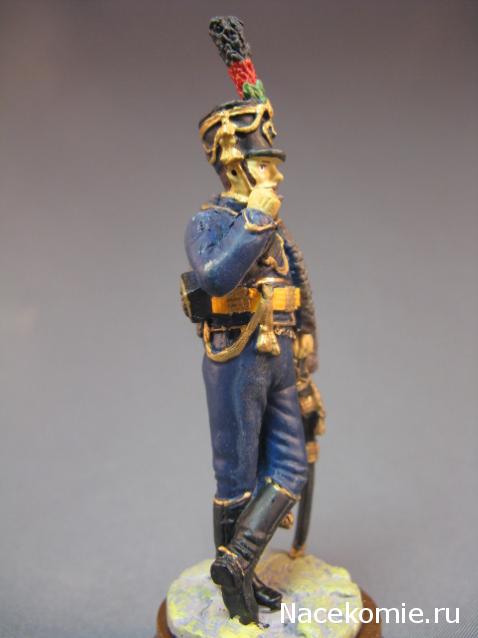 Наполеоновские Войны №56 Младший офицер 1-го гусарского полка императора Франца I в парадной форме, 1813-1814гг.