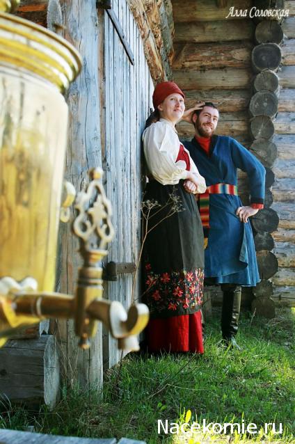 Куклы в народных костюмах №18 Кукла в повседневном костюме Пермской губернии