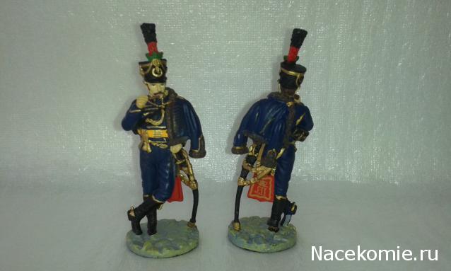 Наполеоновские Войны №56 Младший офицер 1-го гусарского полка императора Франца I в парадной форме, 1813-1814гг.
