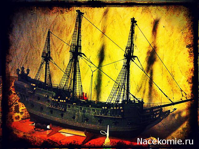 Собери Чёрную Жемчужину. Сборка: Покраска