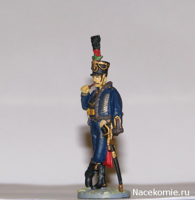 Наполеоновские Войны №56 Младший офицер 1-го гусарского полка императора Франца I в парадной форме, 1813-1814гг.
