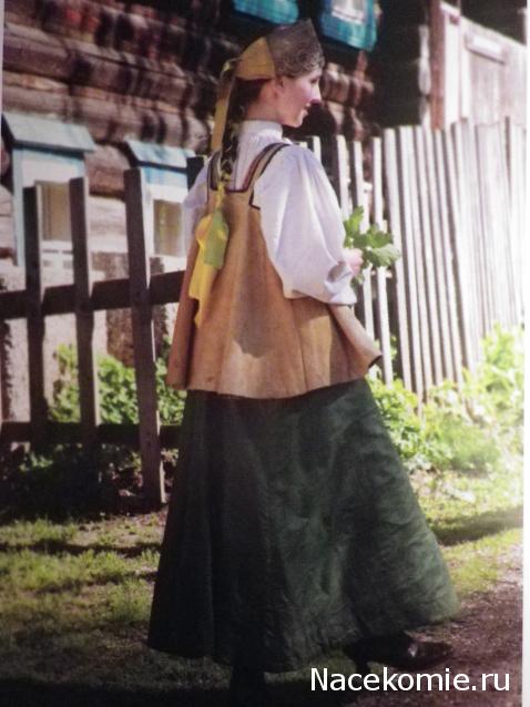 Куклы в народных костюмах №18 Кукла в повседневном костюме Пермской губернии