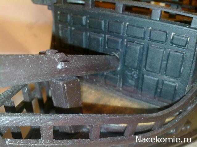 Собери Чёрную Жемчужину. Рангоут и такелаж.