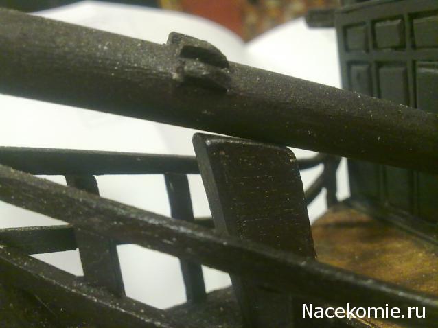 Собери Чёрную Жемчужину. Рангоут и такелаж.