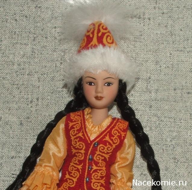 Куклы в народных костюмах №48 Кукла в киргизском праздничном костюме