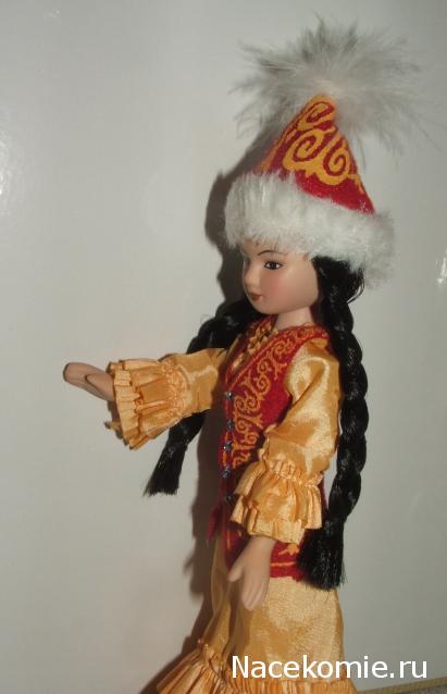 Куклы в народных костюмах №48 Кукла в киргизском праздничном костюме